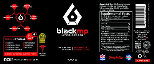 nutrición completa con BlackMP en polvo