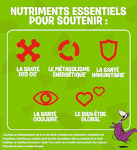 nutrición completa con multivitaminas Flintstones