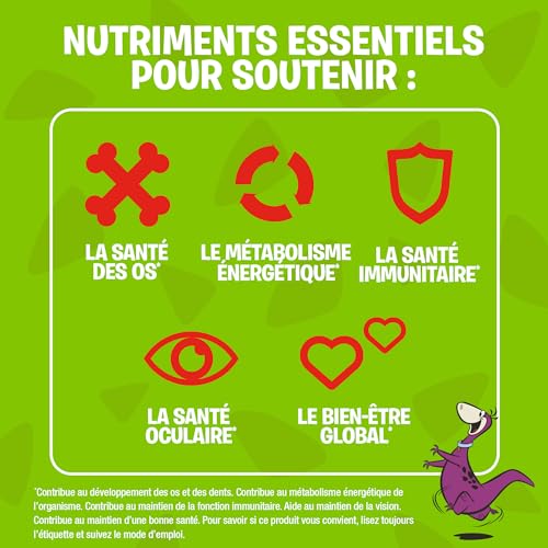 nutrición completa con multivitaminas Flintstones