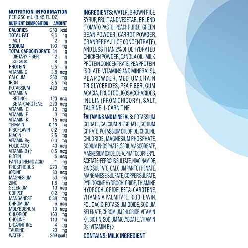 nutrición completa para bebés en sonda