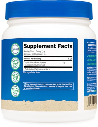 nutrición equilibrada con maca orgánica
