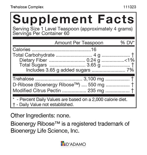 nutrición personalizada con trehalosa