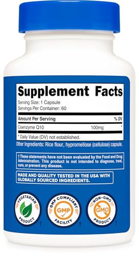 Nutricost CoQ10 para mejorar la salud cardiovascular