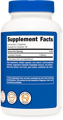 Nutricost L-Carnitina para quemar grasa