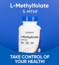 Nutricost L-Metilfolato para bienestar