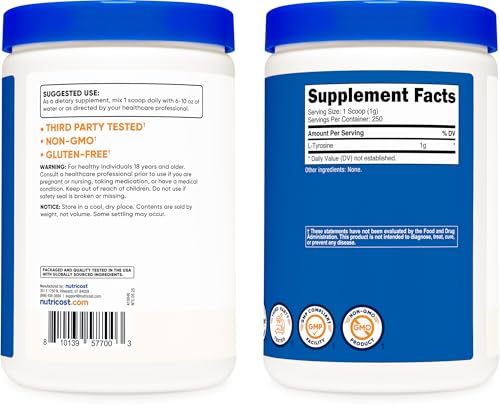 Nutricost L-Tirosina para bienestar general