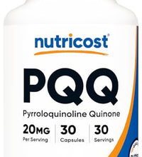 Nutricost PQQ 20mg cápsulas vegetarianas