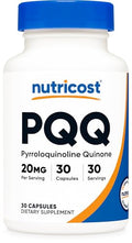 Nutricost PQQ 20mg cápsulas vegetarianas
