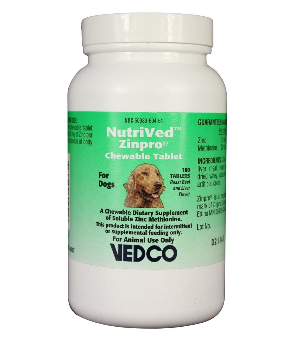 NutriVed ZinPro tabletas masticables