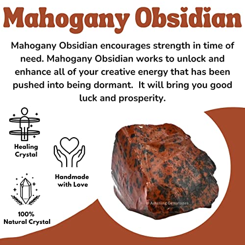 Obsidiana mahogany para meditación profunda
