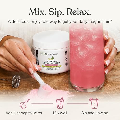 Ocho formas de magnesio en una bebida