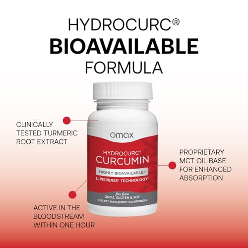 Omax3 cápsulas de cúrcuma antioxidantes