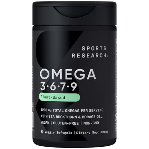 Omega 3-6-7-9 vegano para salud
