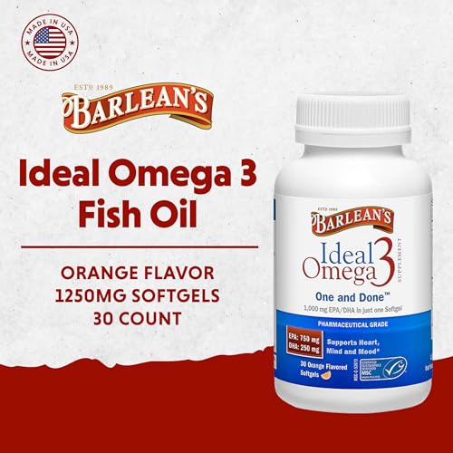 omega 3 en softgels de Barlean's