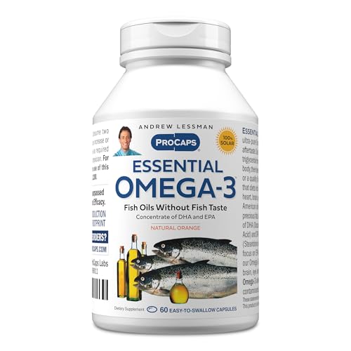 Omega-3 esencial en cápsulas suaves