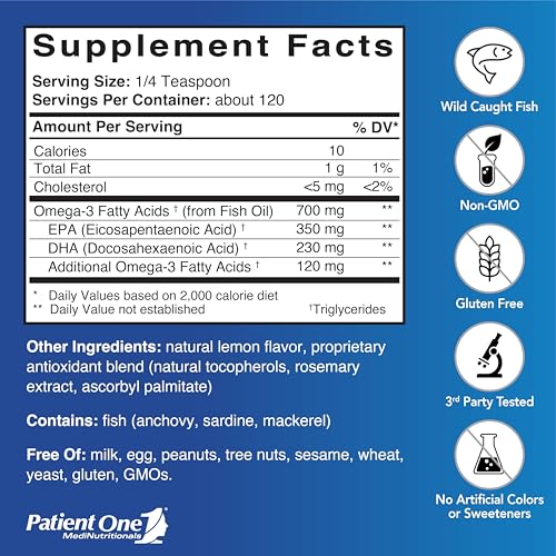 omega-3 líquido sabor limón