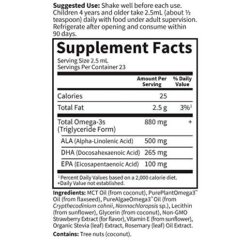 omega-3 sin azúcar para niños