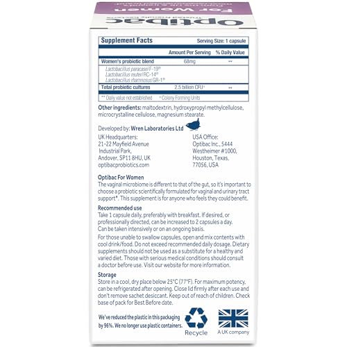 Optibac para salud íntima femenina