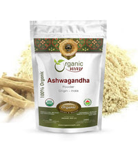 Organic Way polvo de raíz de ashwagandha