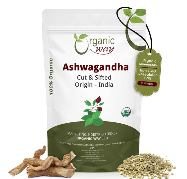 Organic Way raíz de ashwagandha