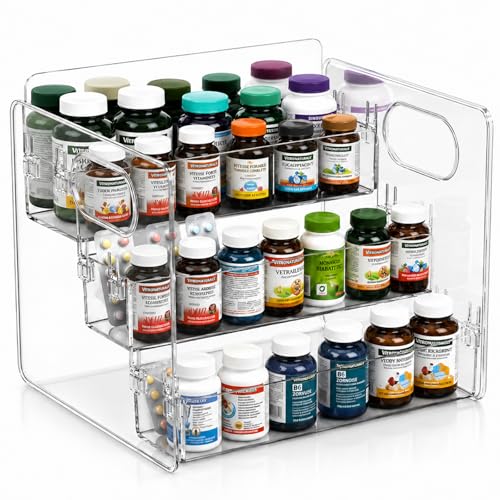 organizador de almacenamiento de vitaminas