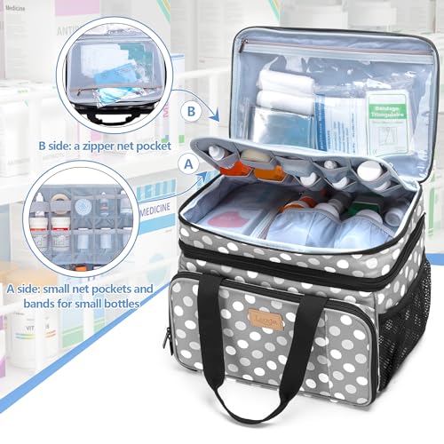 Organizador de botellas de pastillas práctico