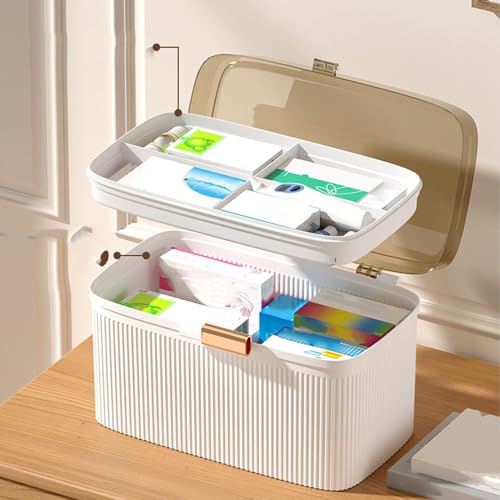 organizador de medicamentos blanco
