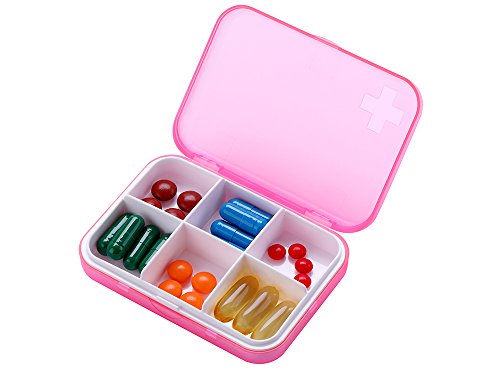 organizador de medicamentos con compartimentos