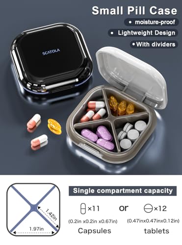organizador de medicamentos de viaje