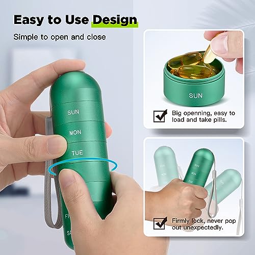 organizador de medicamentos impermeable