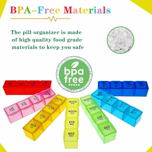organizador de pastillas 4 veces al día