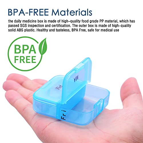 organizador de pastillas BPA libre