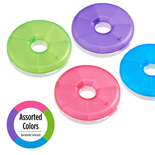 organizador de pastillas colorido y práctico