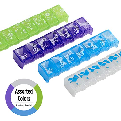 organizador de pastillas contorneado