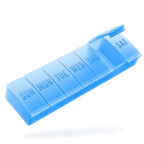organizador de pastillas grande azul