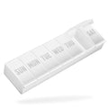 organizador de pastillas grande blanco