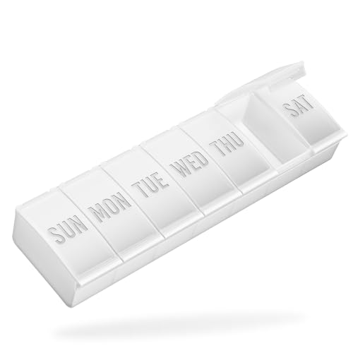 organizador de pastillas grande blanco