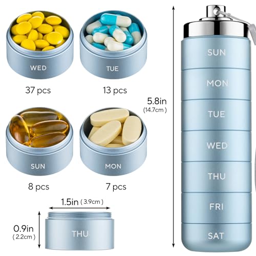 organizador de pastillas libre de BPA