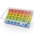organizador de pastillas mensual grande
