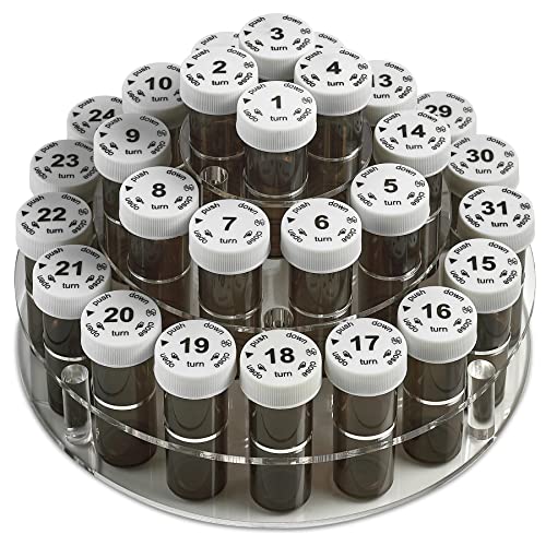 organizador de pastillas mensual para medicamentos
