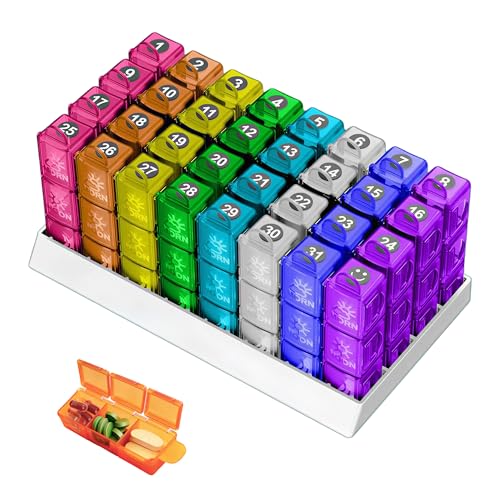organizador de pastillas mensual práctico