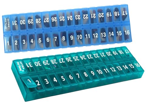 organizador de pastillas para 31 días