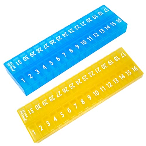 organizador de pastillas para 31 días