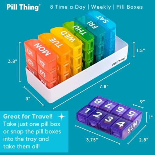 organizador de pastillas para 7 días