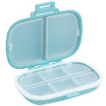 organizador de pastillas portátil azul
