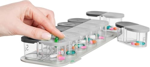 organizador de pastillas Sagely XL duradero