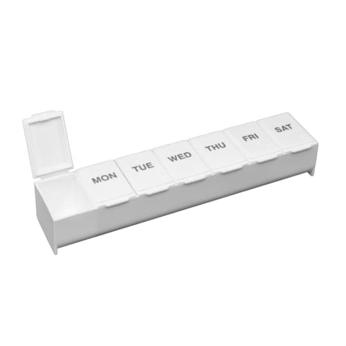 organizador de pastillas semanal fácil de usar