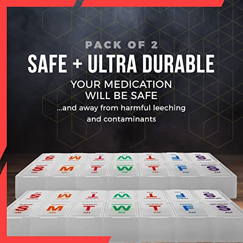 organizador de suplementos para 7 días