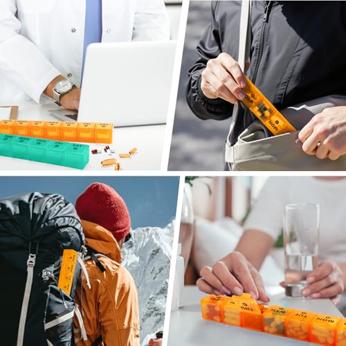 organizador para suplementos de 7 días