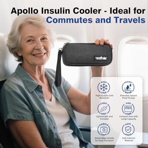 organizador portátil para diabetes